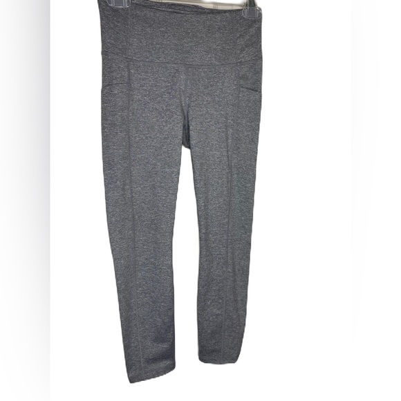 ZIYA active leggings grey haze knit pockets NWT - Picture 3 of 12